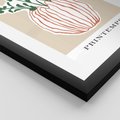 Plakat w ramie 40x50 - Boho Refleksje Natury - gałązki w wazonie, typografia - rama czarna