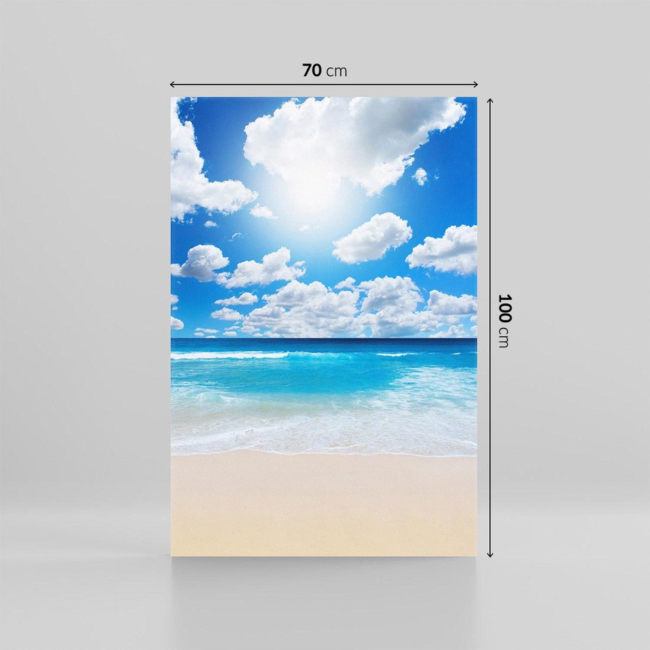 Obraz na płótnie 70x100 - Wakacyjna plaża - plaża, wakacje