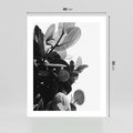 Plakat bez ramy 40x50 - Blisko Natury - liście, rośliny tropikalne