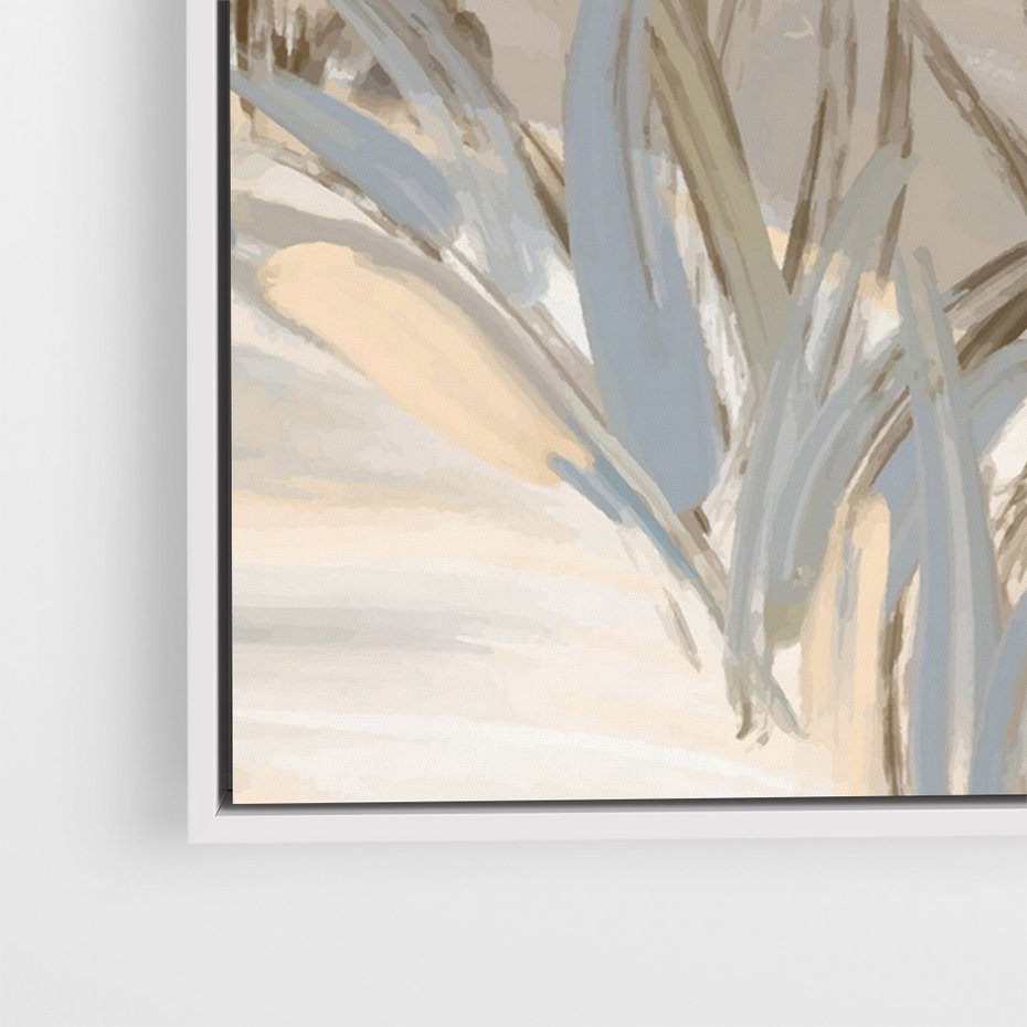 Obraz w ramie 80x120 - Światłości Taniec - akwarela, obraz - rama biała