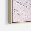 Obraz w ramie 80x80 - Nowoczesna Elegancja - beton, struktura - rama drewno