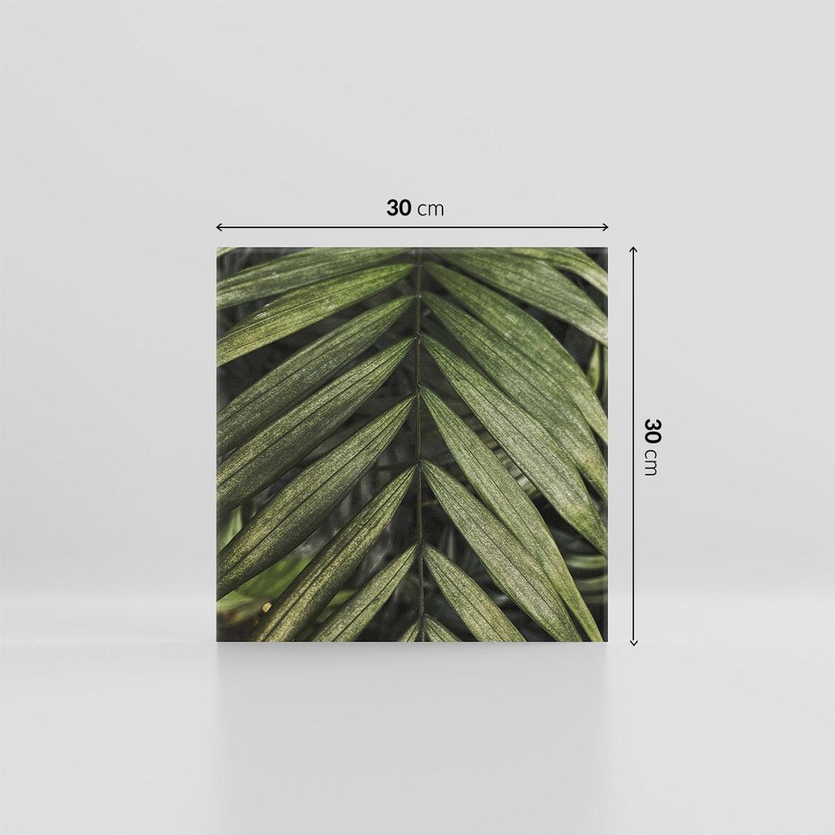 Obraz na płótnie 30x30 - W Liściach Ukryte - zdjęcie, fotografia