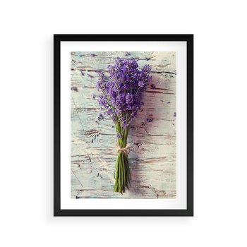 Plakat w ramie 40x50 - Kwiatowy bukiet pełen piękna - bukiet, kwiaty - rama czarna