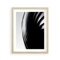 Plakat w ramie 40x50 - Awangarda w Kontraście - architektura, nowoczesne formy - rama drewno