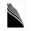 Plakat bez ramy 40x50 - Architektoniczna Fala - architektura, falowany budynek