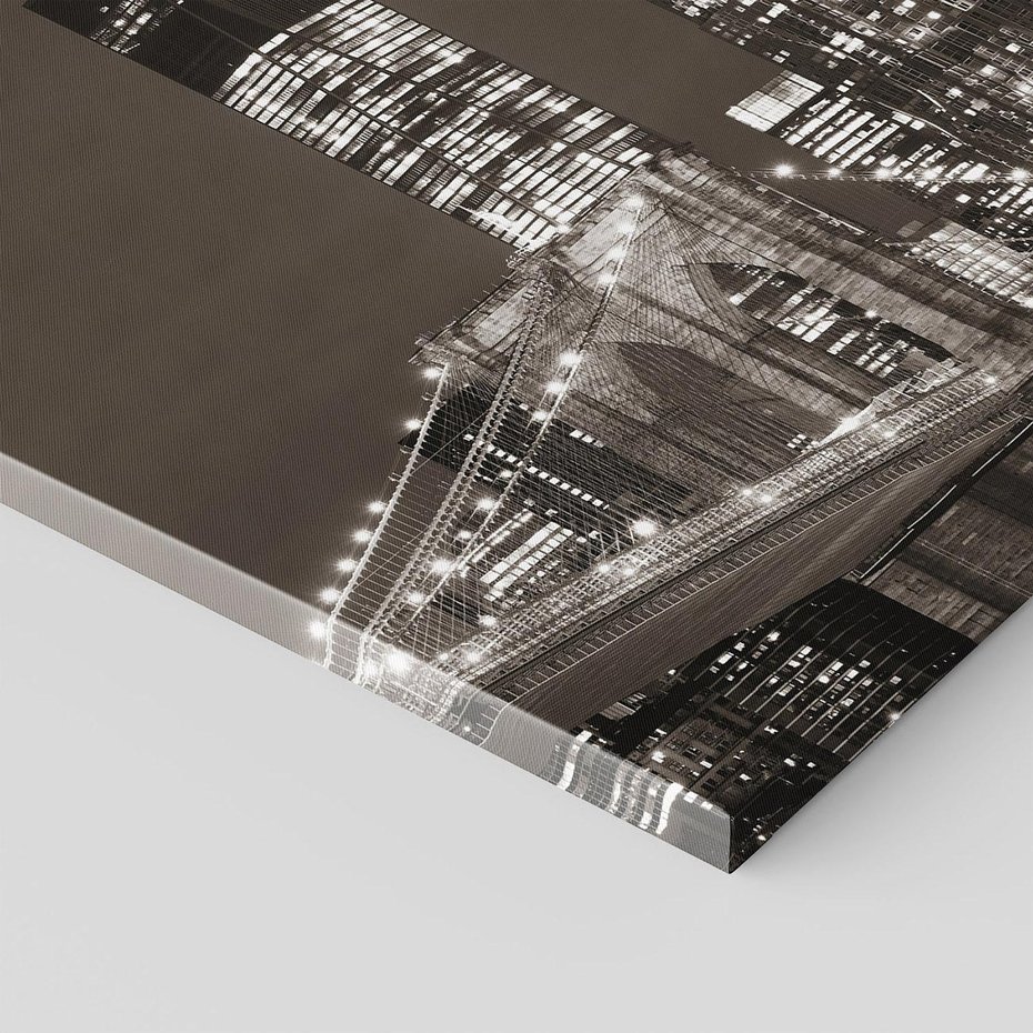 Obraz na płótnie 80x80 - Magia miasta nocą - miasto, noc