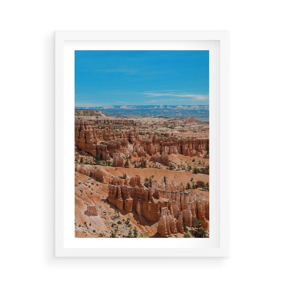 Plakat w ramie 50x70 - Wielki Kanion - wielki kanion, krajibraz - rama biała