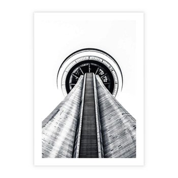 Plakat bez ramy 50x70 - Perspektywa Wieży - architektura, wieża