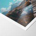 Plakat bez ramy 30x40 - Inspirujący Pejzaż - ścieżka, górska