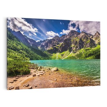 Obraz na płótnie 120x80 - Urok gór i jezior - góry, jezioro