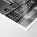 Plakat bez ramy 50x70 - Miasto ożywione nocą - miasto, noc