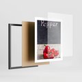 Plakat w ramie 40x50 - Eksploracja smaków - papryka, kuchnia - rama czarna