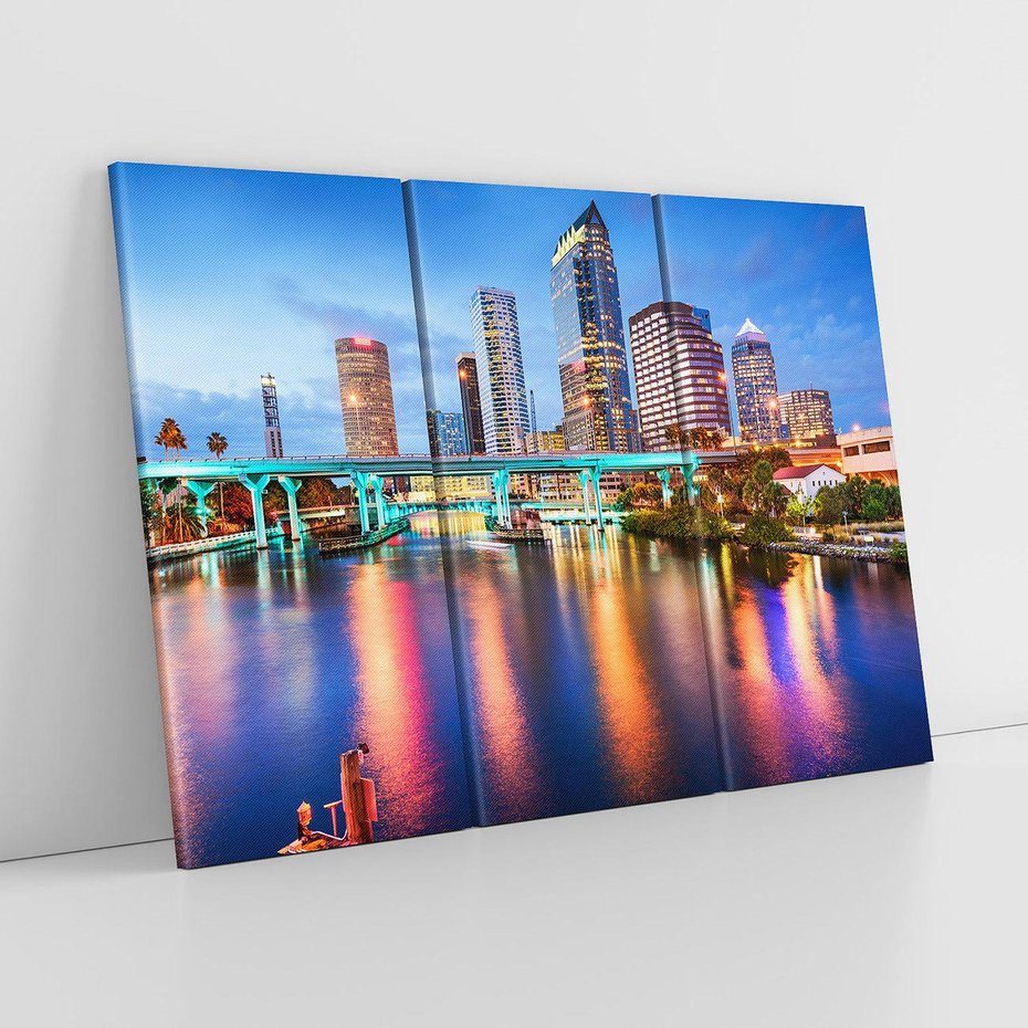 Obraz na płótnie 120x80 - Perła Florydy USA - Tampa, Floryda