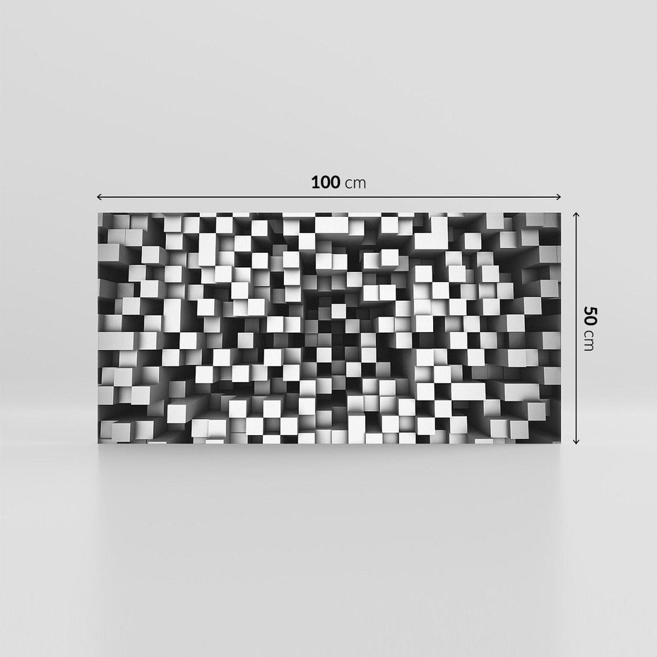 Obraz na płótnie 100x50 - Abstrakcyjne wizje w 3D - 3D, abstrakcja