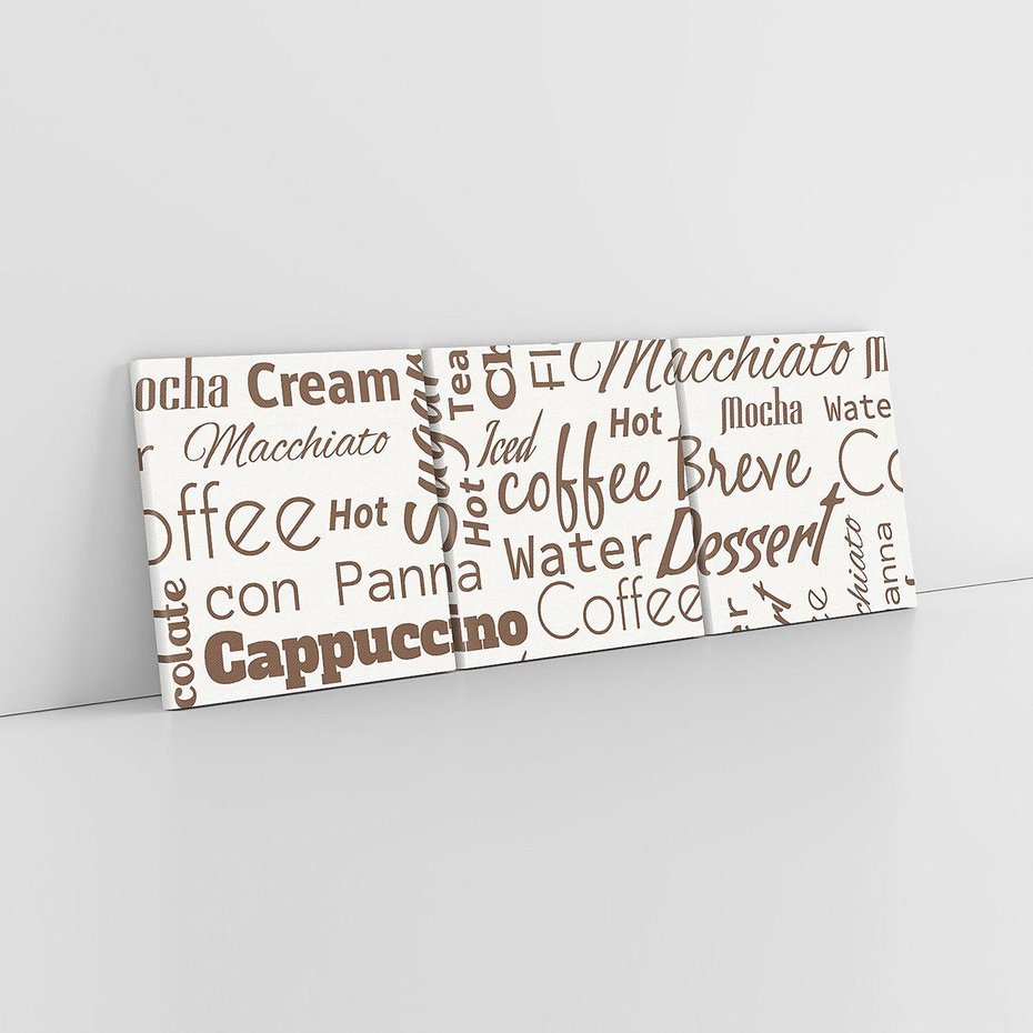 Obraz na płótnie 150x50 - Kawa w Stylu Coffee - kawa, coffee