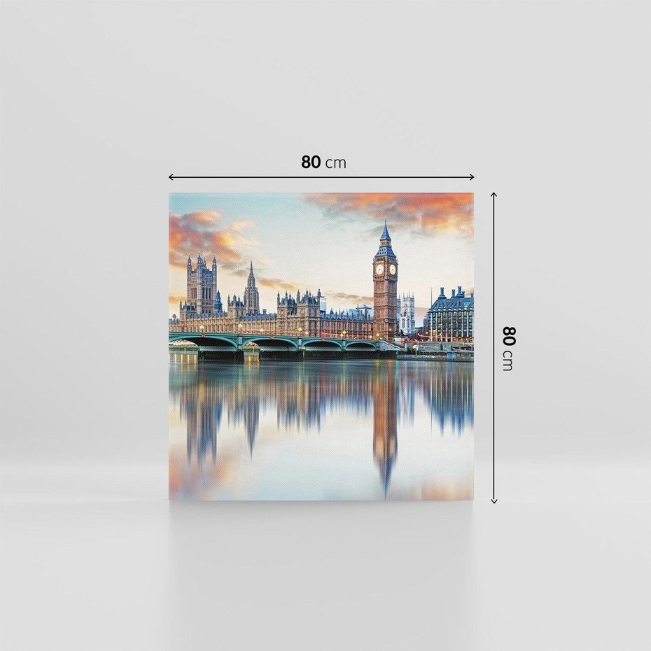 Obraz na płótnie 80x80 - ikona Big Benu - Londyn, Big Ben