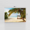 Obraz na płótnie 100x70 - Rajski relaks na Malediwach - Malediwy, plaża