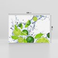 Obraz na płótnie 120x80 - Cytrusowa Świeżość - limonki, cytryny