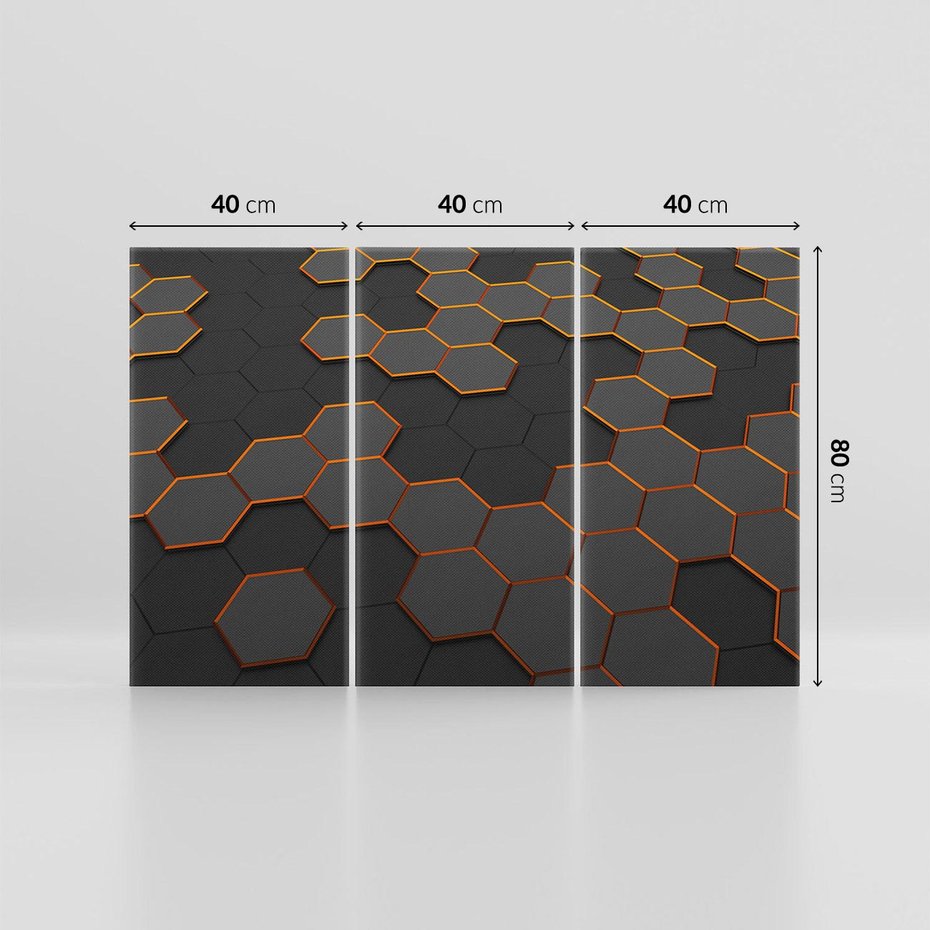 Obraz na płótnie 120x80 - Trójwymiarowa abstrakcja - 3D, abstrakcja