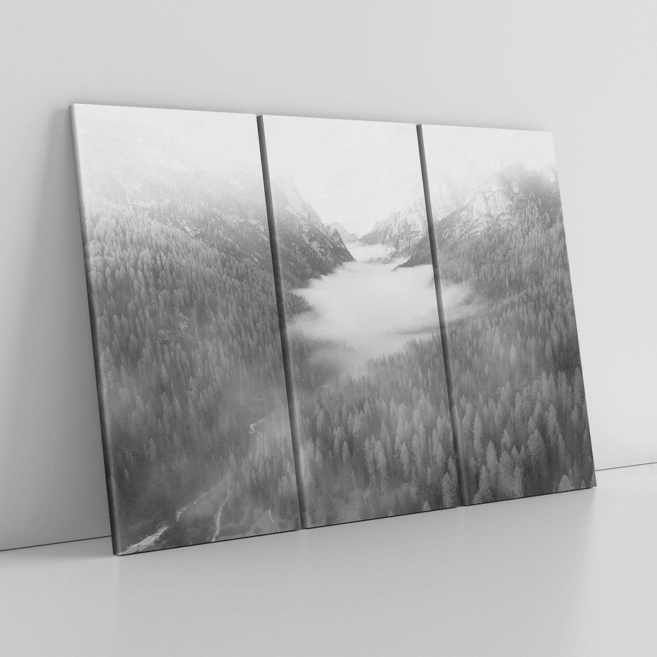 Obraz na płótnie 120x80 - Szare Góry - zamglony krajobraz, las