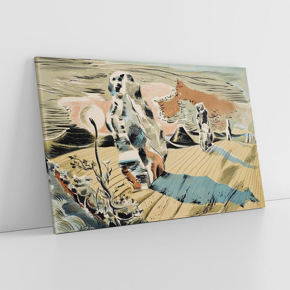 Obraz na płótnie 100x70 - Avebury (1937), Paul Nash - Reprodukcja - reprodukcja, obraz na płótnie