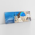 Obraz na płótnie 90x30 - Urokliwy widok na Santorini - Santorini, widok