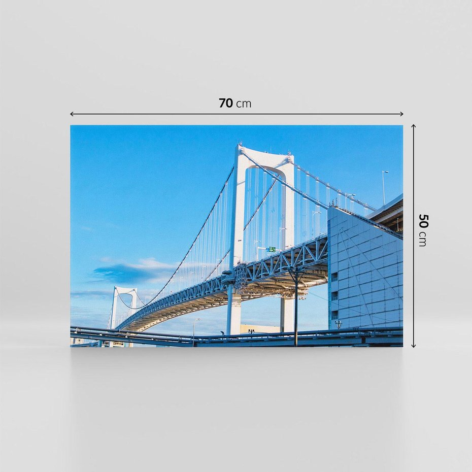 Obraz na płótnie 70x50 - Most niebo architektura - most, niebo