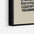 Obraz w ramie 70x100 - Echa Zapomnianych Wymiarów - nowoczesna sztuka, plakat - rama czarna