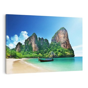 Obraz na płótnie 100x70 - Raj Azji: wyspa, plaża, morze - Azja, wyspa