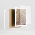Plakat w ramie 40x50 - Suche Trawy w Wyjątkowym Stylu - suche trawy, boho styl - rama biała