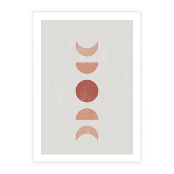 Plakat bez ramy 30x40 - Mistyka Boho - boho plakat, beże brązy