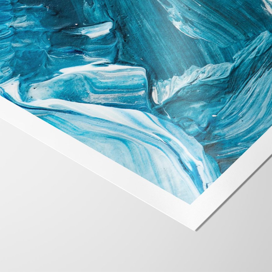 Plakat bez ramy 40x50 - Wyrazista abstrakcja w akwareli - abstrakcja, akwarela