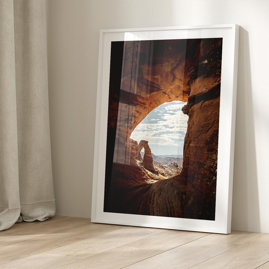 Plakat bez ramy 40x50 - Magia pustynnego kanionu - pustynia, kanion