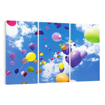 Obraz na płótnie 120x80 - Niebo pełne balonów - niebo, balony