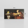 Obraz na płótnie 140x70 - "Św. Hieronim piszący" (1606), Caravaggio - Reprodukcja - reprodukcja, obraz na płótnie