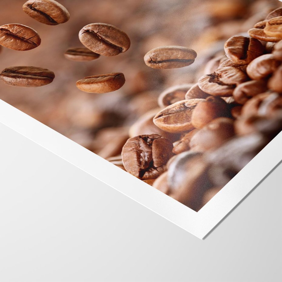 Plakat bez ramy 30x40 - Kawiarniana atmosfera kawy - kawa, kawiarnia