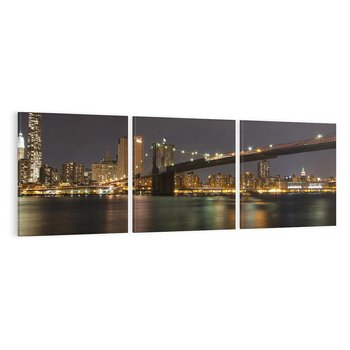 Obraz na płótnie 120x40 - Most nad nowojorską panoramą - most, Nowy Jork