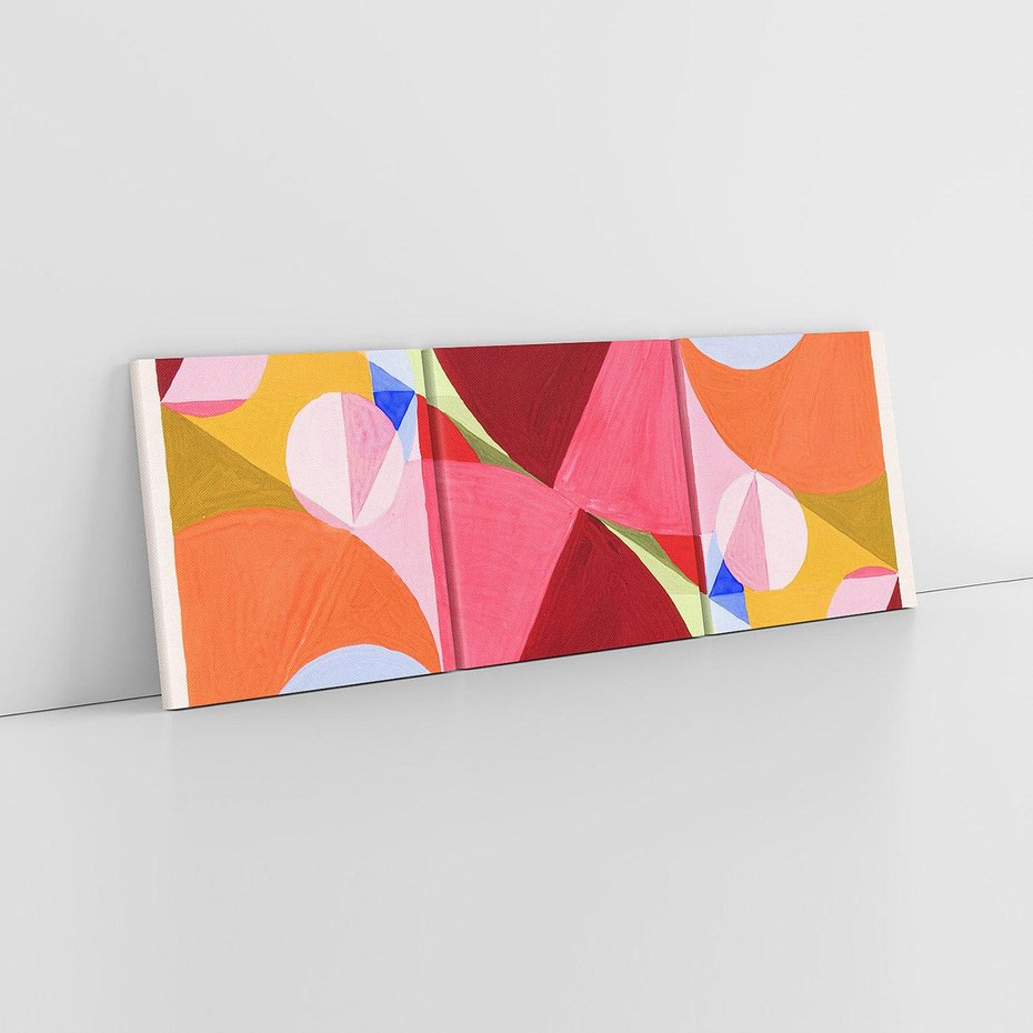 Obraz na płótnie 120x40 - Area Broken by Perpendiculars 1934, Jospeh Schillinger - Reprodukcja - reprodukcja, obraz na płótnie