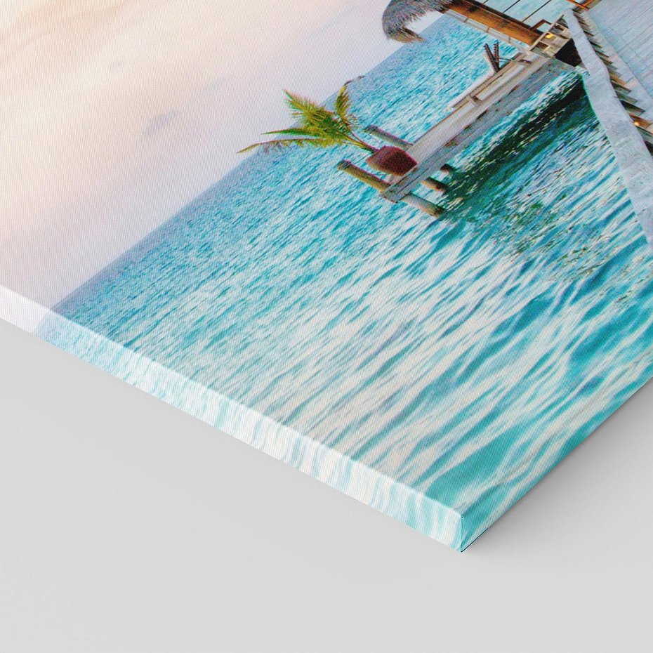 Obraz na płótnie 70x50 - Morski Pomost - morze, pomost