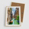 Plakat w ramie 50x70 - Wenecja: romantyczne miasto wodnych dróg - Wenecja, Włochy - rama drewno