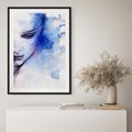 Plakat bez ramy 30x40 - Graficzna magia kobiecej twarzy - grafika, kobieta