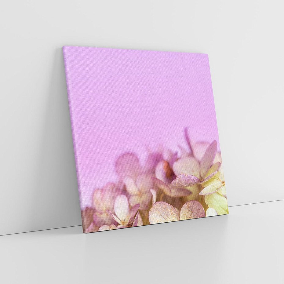 Obraz na płótnie 40x40 - Kwiatowa Uroda - kwiaty, hortensje