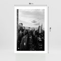 Plakat bez ramy 50x70 - Wibracje Miejskiego Życia - miasto, wieżowce
