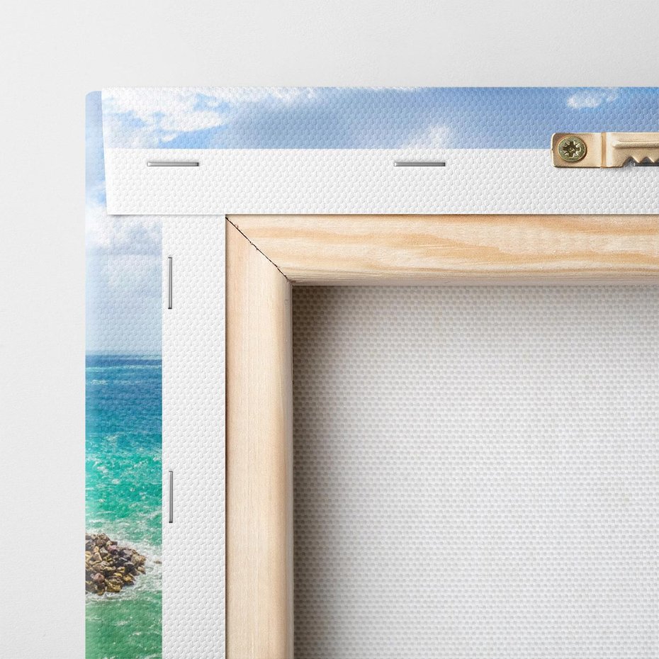 Obraz na płótnie 100x70 - Morze włoskich łodzi - Włochy, łodzie