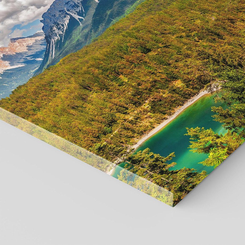 Obraz na płótnie 60x60 - Górski las - góry, las