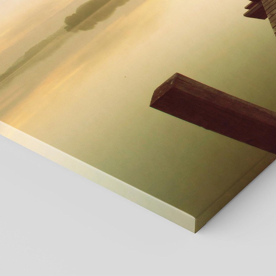 Obraz na płótnie 150x50 - Molo: spacer nad morzem - molo, morze