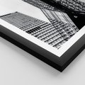 Plakat w ramie 50x70 - Fotografia Wieżowców - architektura, budynki - rama czarna