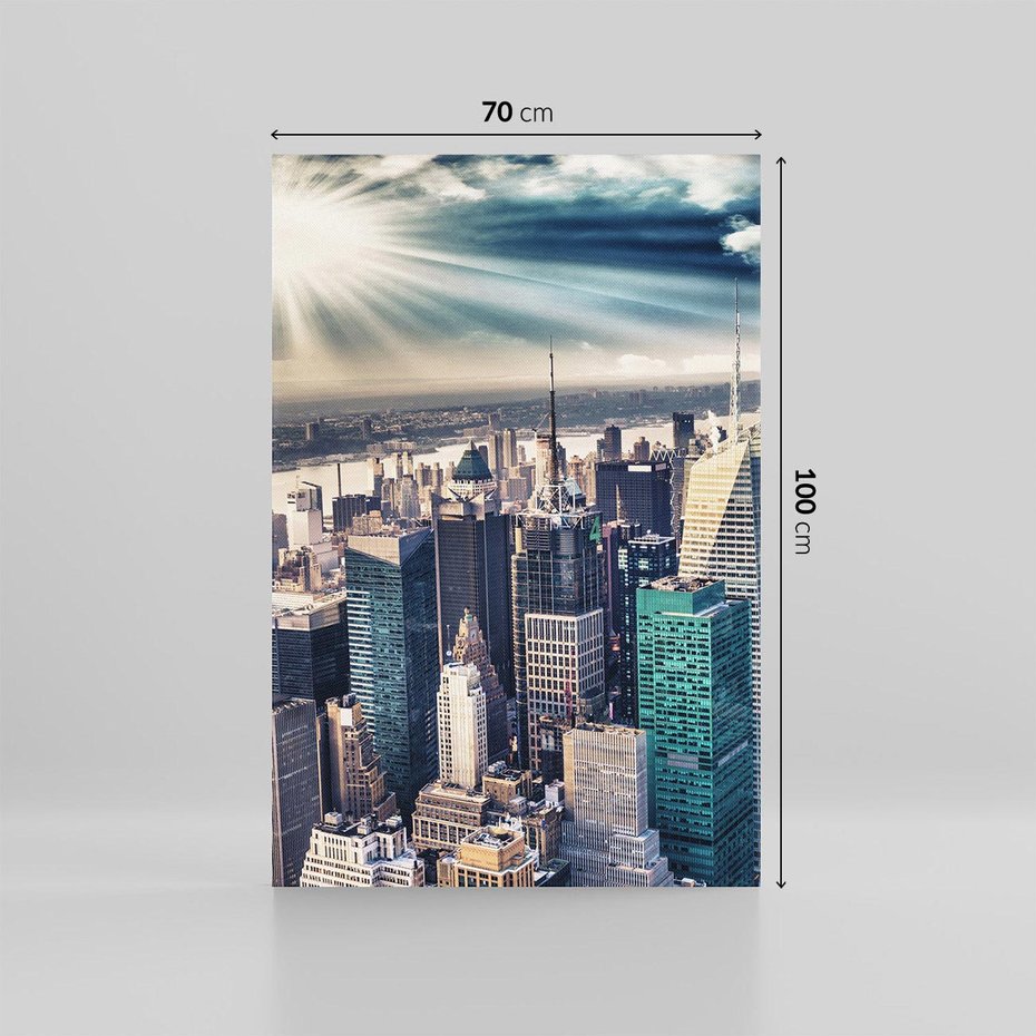 Obraz na płótnie 70x100 - Nowy York w pełnym blasku - Nowy York, miasto