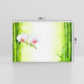Obraz na płótnie 120x80 - Orchidea, Bambus i Relaks w SPA - orchidea, kwiat