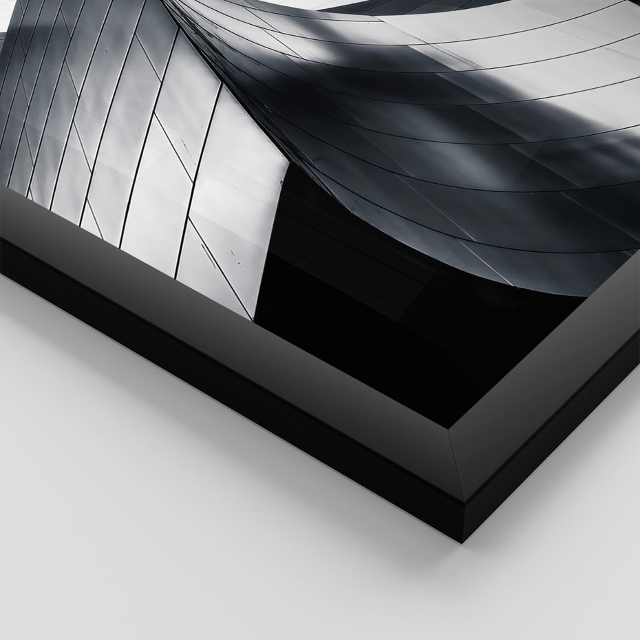 Zestaw obrazy w ramie 30x40 galeria - Nowoczesne, wieżowce, architektura - rama czarna